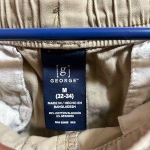 Men’s Khaki Drawstring Shorts